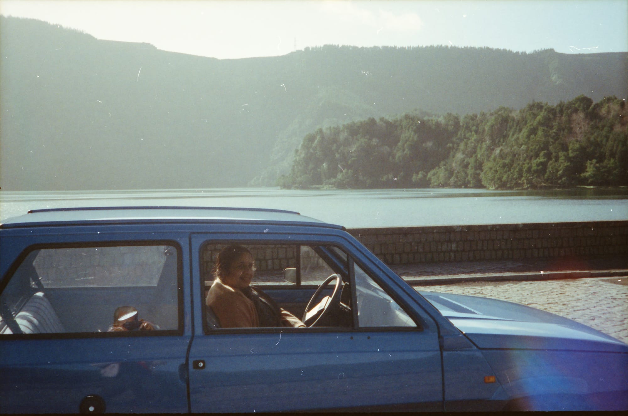 Mataji. A caldera lake, the Azores, probably Lagoa das Furnas