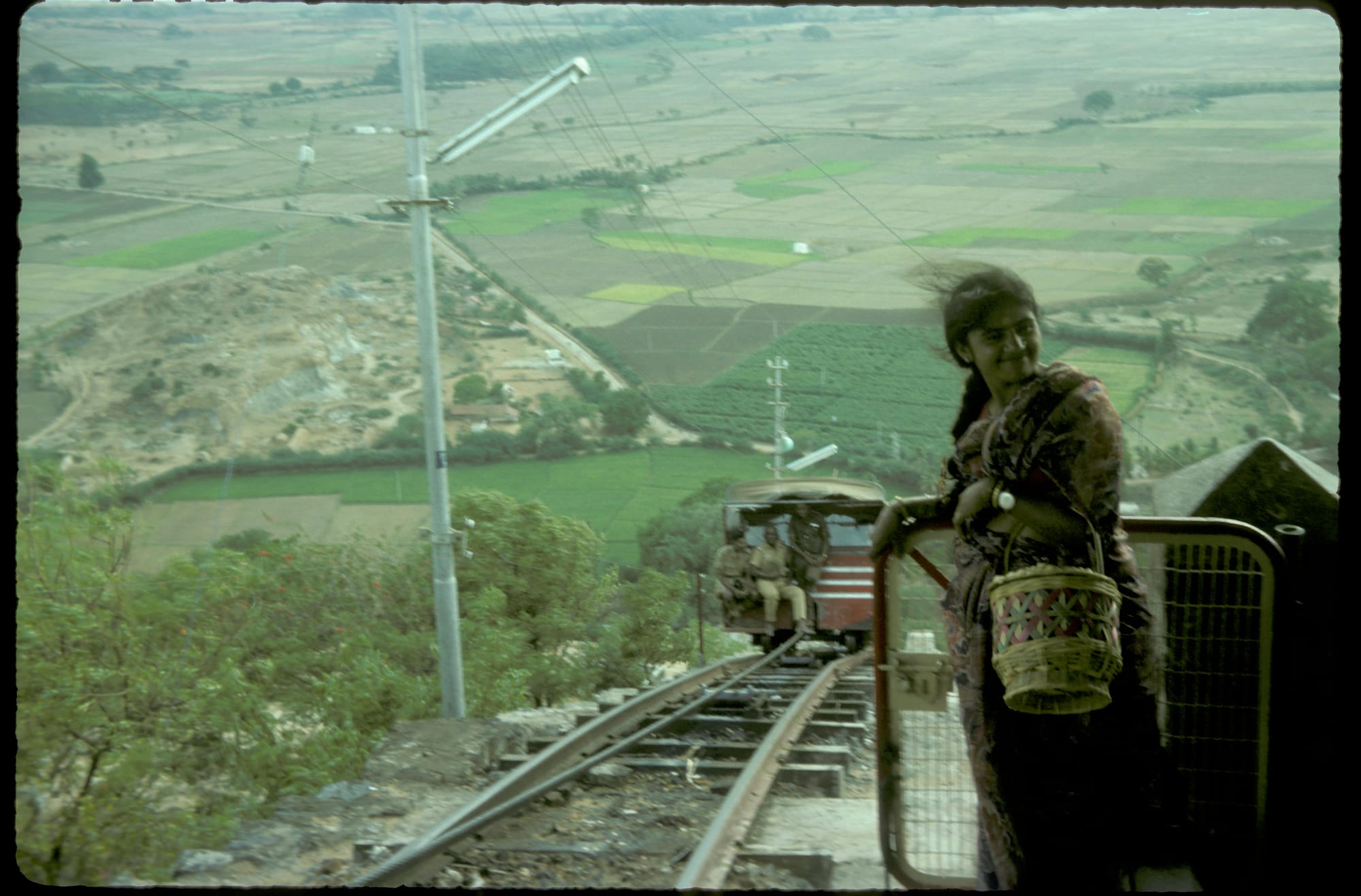 Mataji's sister. India, a hill railway