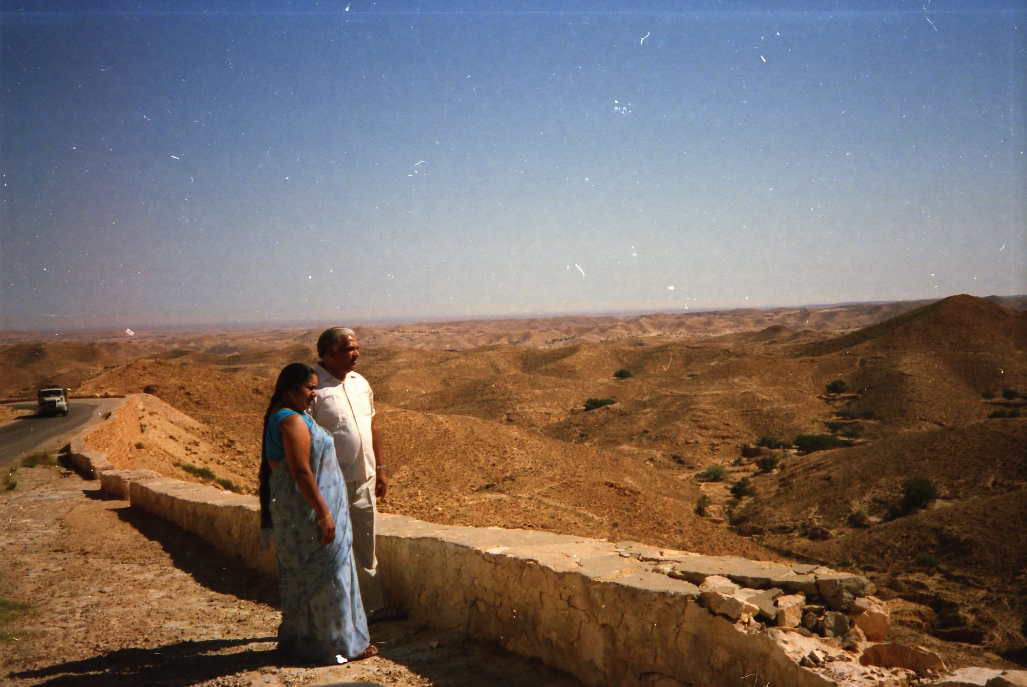 Papaji and Mataji. North Africa, a Saharan plateau