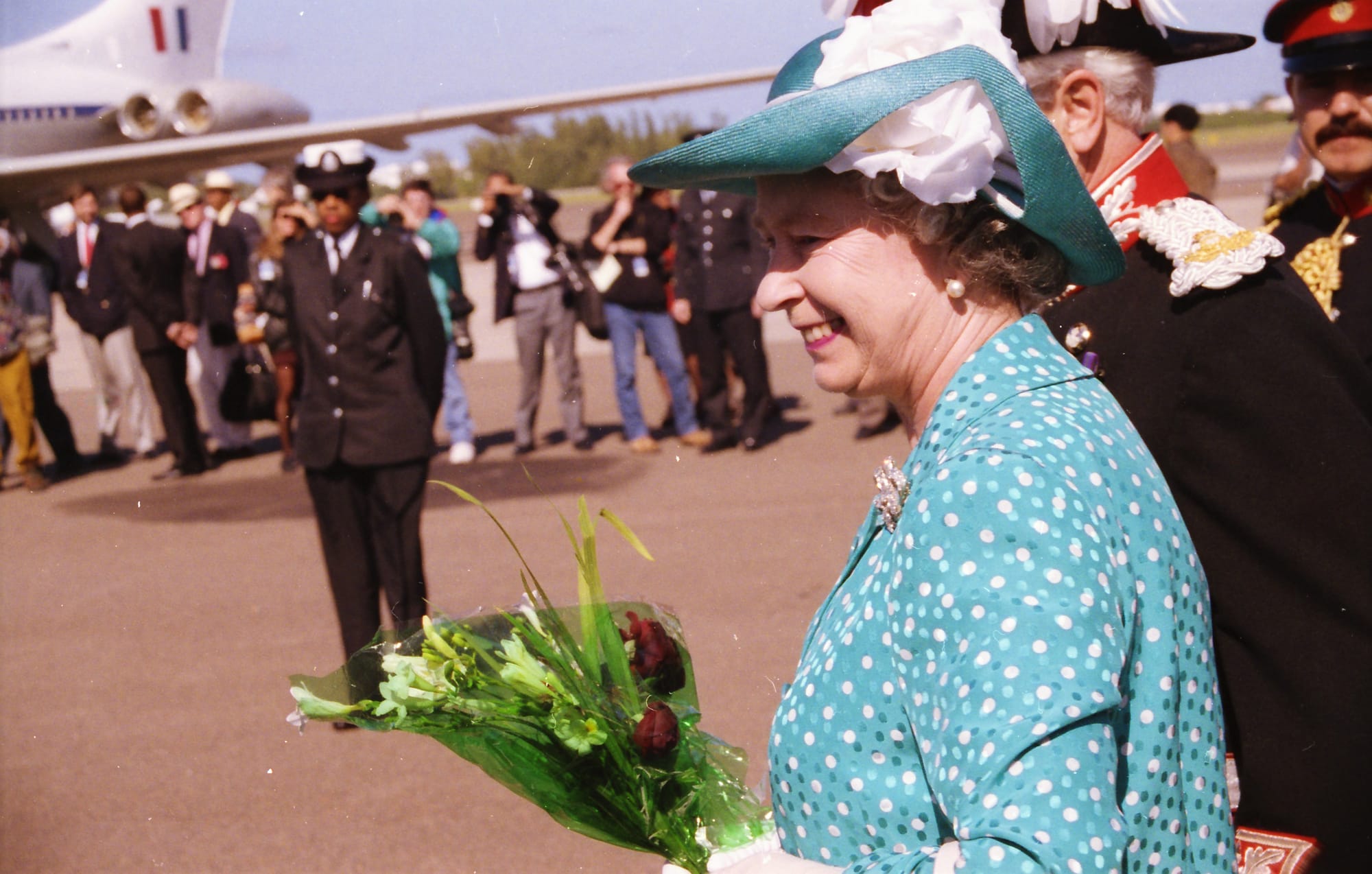 Queen Elizabeth II (close range). Bermuda